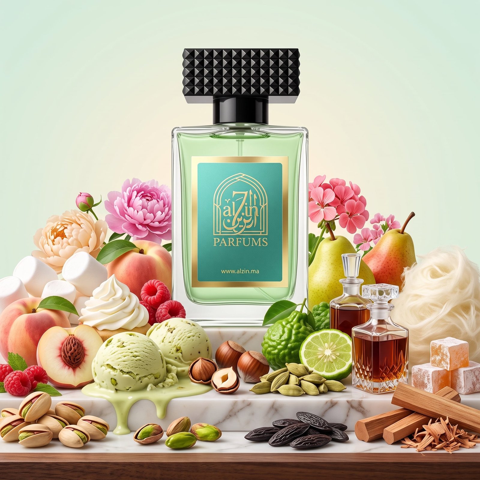 Générique Yum Pistachio Gelato | 33 De Kayali — parfum unisexe ALZIN Générique Yum Pistachio Gelato | 33 De Kayali — parfum unisexe 50 ml ALZIN Parfums Maroc